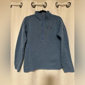Patagonia Better Sweater 1/4-Zip Fleece in Utility Blue